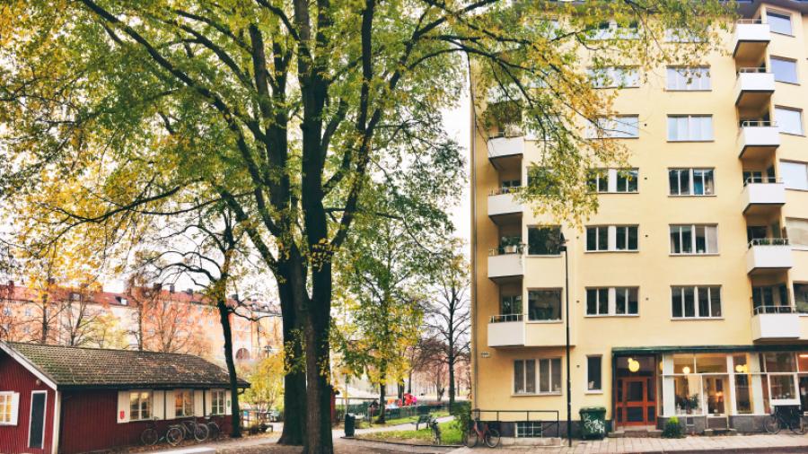 Huset, entrén.